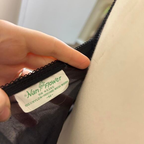 Gorgeous Sheer Lacy Black Vampiric Whimsigoth Dark Coquette Corset - Picture 4 of 4